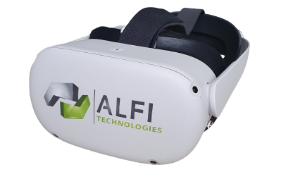 Photo du casque VR ALFI Technologies